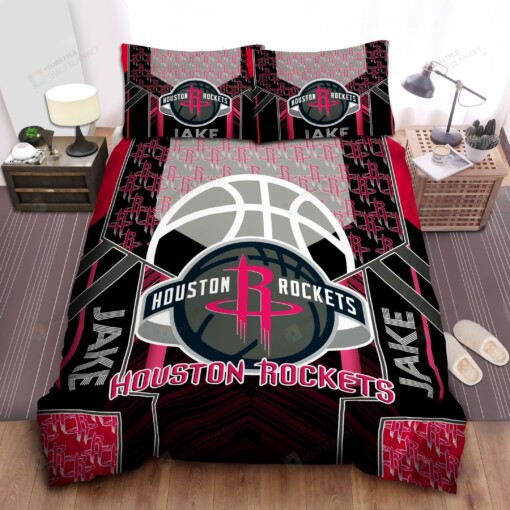 Personalized Houston Rockets Bedding Set