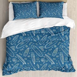 Surfboard Cotton Bed Sheets Spread Comforter Duvet Cover Bedding Sets