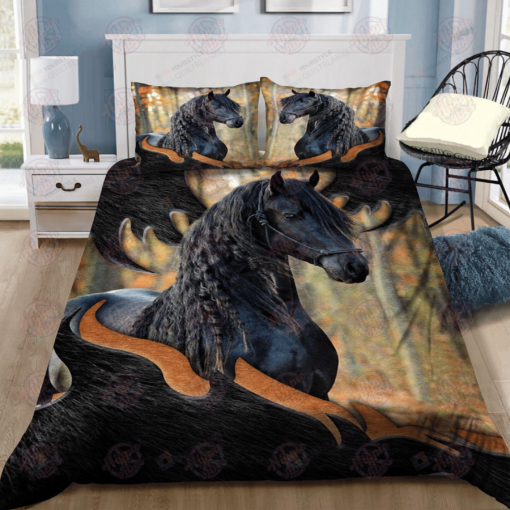 Black Horse Bedding Set Bedding Set Bed Sheet Spread Comforter Duvet Cover Bedding Sets