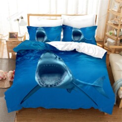 Shark Bed Sheets Spread Duvet Cover Bedding Sets