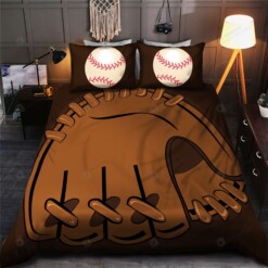 Baseball Cotton Bed Sheets Spread Comforter Duvet Cover Bedding Sets