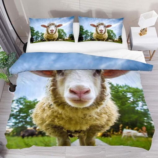 Sheep 3D Bedding Set Bed Sheets Spread Comforter Duvet Cover Bedding Sets