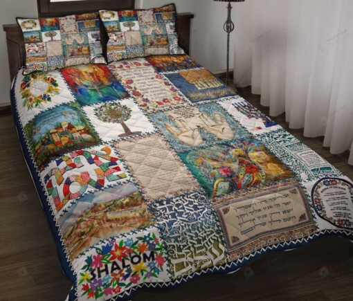 Jewish Quilt Bedding Set