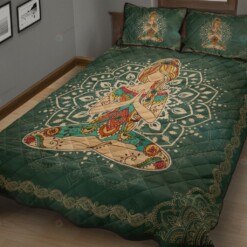 Yoga Mandala Quilt Bedding Set