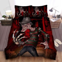 Freddy Krueger Bed Sheets Spread Comforter Duvet Cover Bedding Sets