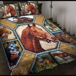 Horse Quilt Bedding Set