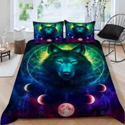 Wolves Cotton Bed Sheets Spread Comforter Duvet Cover Bedding Sets