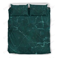 Dark Green Marble Bedding Set Bed Sheets Spread Comforter Duvet Cover Bedding Sets