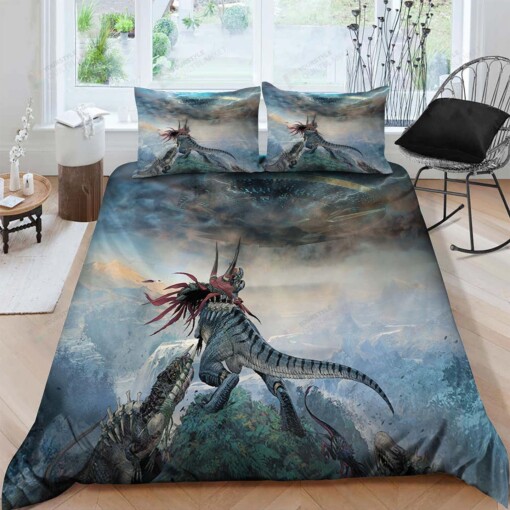 Dinosaur Cotton Bed Sheets Spread Comforter Duvet Cover Bedding Sets