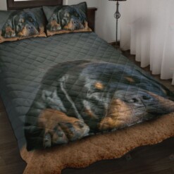Rottweiler Sleep Quilt Bedding Set