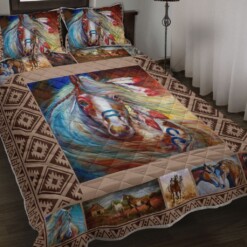 Horse Quilt Bedding Set