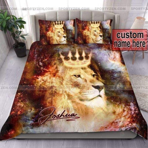 Lion King Custom Duvet Cover Bedding Set With Your Name