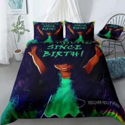 Black Girl African Magical Since Birth Duvet Cover Bedding Set