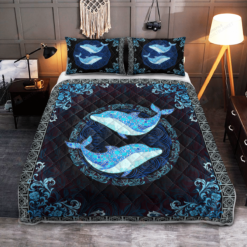 Dolphin - Pattern Quilt Bedding Set