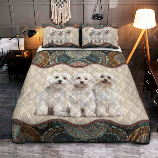 Maltese - Mandala Bed Sheets Spread Duvet Cover Bedding Sets