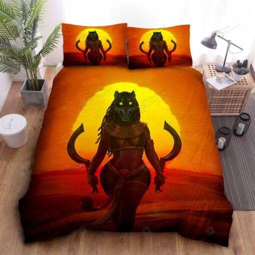 Roar Of Sekhmet Bed Sheets Spread Duvet Cover Bedding Sets