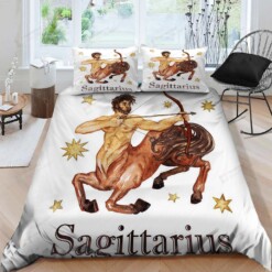 Sagittarius Cotton Bed Sheets Spread Comforter Duvet Cover Bedding Sets