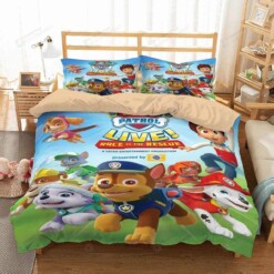 3d Paw Patrol Duvet Cover Bedding Set