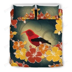 Hibiscus Bedding Set Bed Sheets Spread Comforter Duvet Cover Bedding Sets