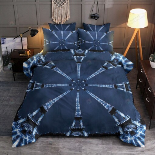 Paris Cotton Bed Sheets Spread Comforter Duvet Cover Bedding Sets