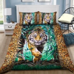 Tiger Cotton Bed Sheets Spread Comforter Duvet Cover Bedding Sets