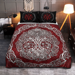 Yggdrasil Viking Quilt Bedding Set