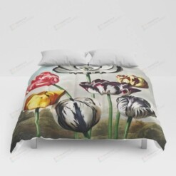 Tulips Cotton Bed Sheets Spread Comforter Duvet Cover Bedding Sets