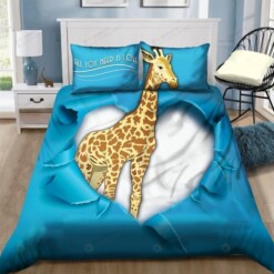 Giraffe Cotton Bed Sheets Spread Comforter Duvet Cover Bedding Sets