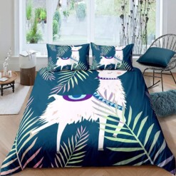 Alpaca Tropical Bedding Set Bed Sheets Spread Comforter Duvet Cover Bedding Sets