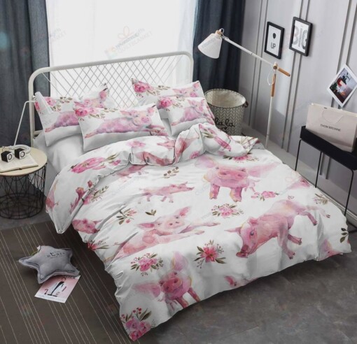 Pig Bedding Set (Duvet Cover & Pillow Cases)