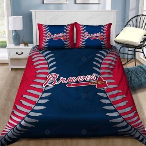Atlanta Braves Bedding Set (Duvet Cover & Pillow Cases)
