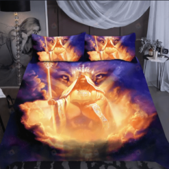 Christian Jesus Lion Duvet Cover Bedding Set