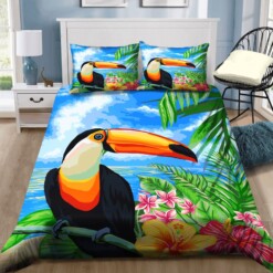 Toucan Bird Bedding Set Bed Sheets Spread Comforter Duvet Cover Bedding Sets