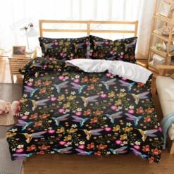 Hummingbird Bedding Set Bed Sheets Spread Comforter Duvet Cover Bedding Sets