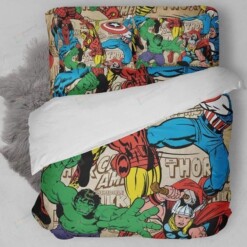 Marvel Comic B Bedding Set