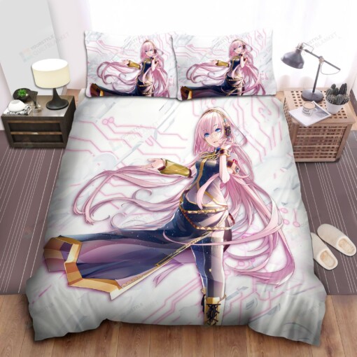 Megurine Luka Bed Sheets Spread Comforter Duvet Cover Bedding Sets