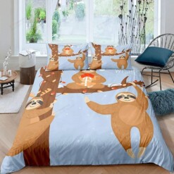 Sloths Bed Sheets Duvet Cover Bedding Sets