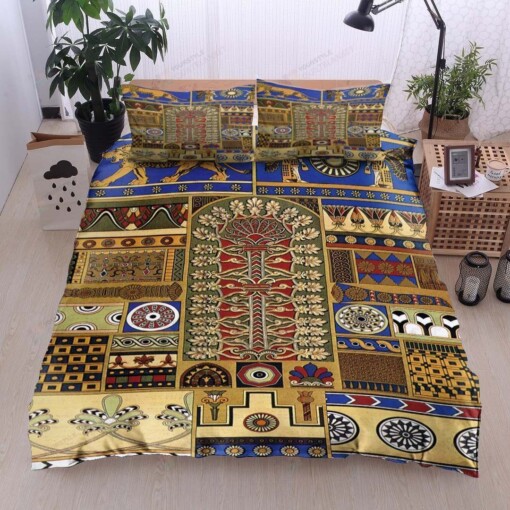 Egypt Cotton Bed Sheets Spread Comforter Duvet Cover Bedding Sets