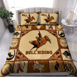 Bull Riding Bed Sheets Spread Comforter Duvet Cover Bedding Sets