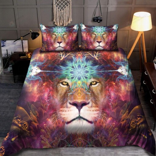 Lion Bedding Set Cotton Bed Sheets Spread Comforter Duvet Cover Bedding Sets
