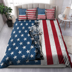 American Flag Golf Lover 3d Printed Bedding Set Bed Sheets Spread Comforter Duvet Cover Bedding Sets