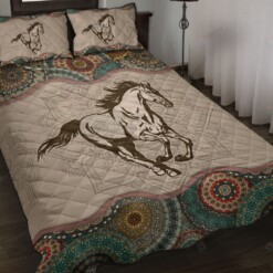 Horse Quilt Bedding Set