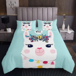 Lovely Alpaca Hi Bedding Set Bed Sheets Spread Comforter Duvet Cover Bedding Sets