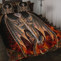 Dragon Quilt Bedding Set