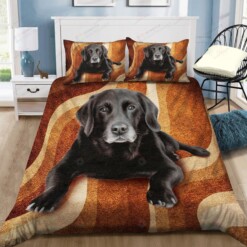 Black Labrador Dog Bedding Set Bed Sheets Spread Comforter Duvet Cover Bedding Sets