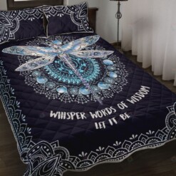 Dragonfly Let It Be Quilt Bedding Set