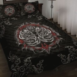 Dragon Celtic Style Quilt Bedding Set