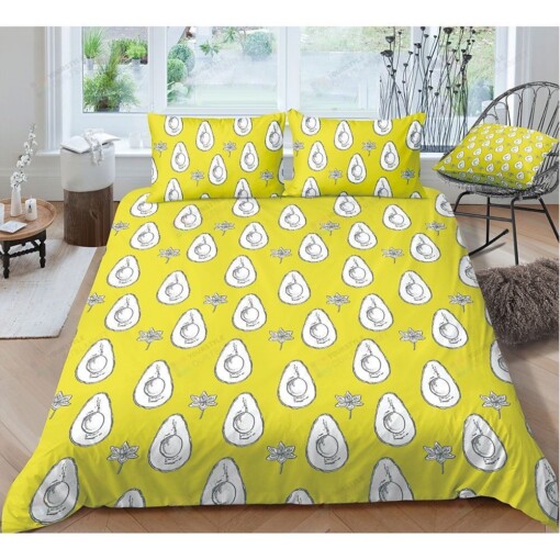 Avocado Bed Sheets Duvet Cover Bedding Set