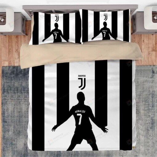 3D Juventus Cristiano Ronaldo 7 Soccer Player Bedding Set