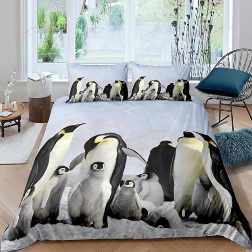 Penguins  Bed Sheets Spread Comforter Duvet Cover Bedding Sets